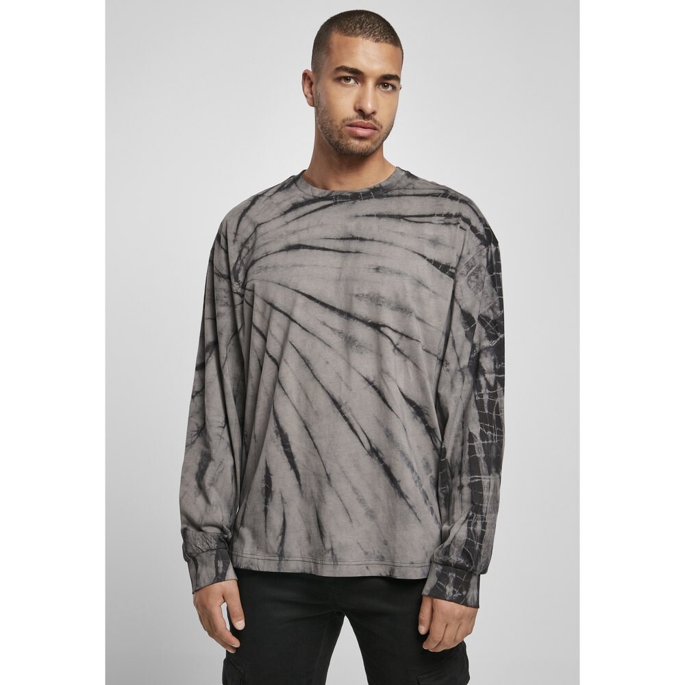 

Рубашка Urban Classics Boxy Tye Dye Big, черный