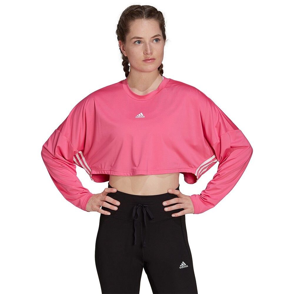 

Толстовка adidas Hyglm, розовый
