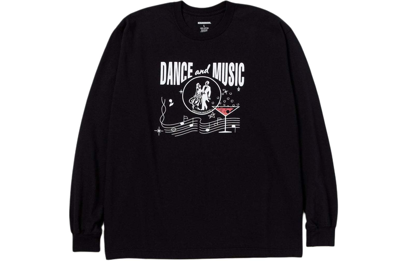 

Футболка nh 9 с длинными рукавами NEIGHBORHOOD, черный