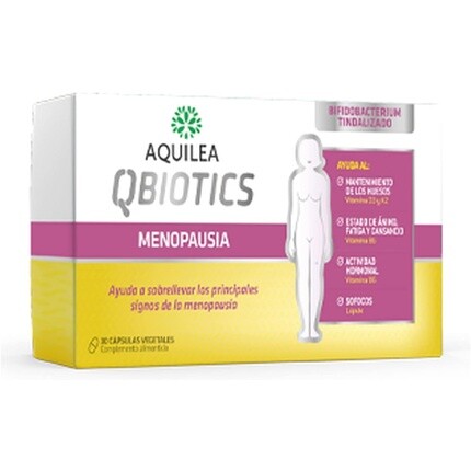 

Тысячелистник Qbiotics для менопаузы, 30 растительных капсул, Longzhou