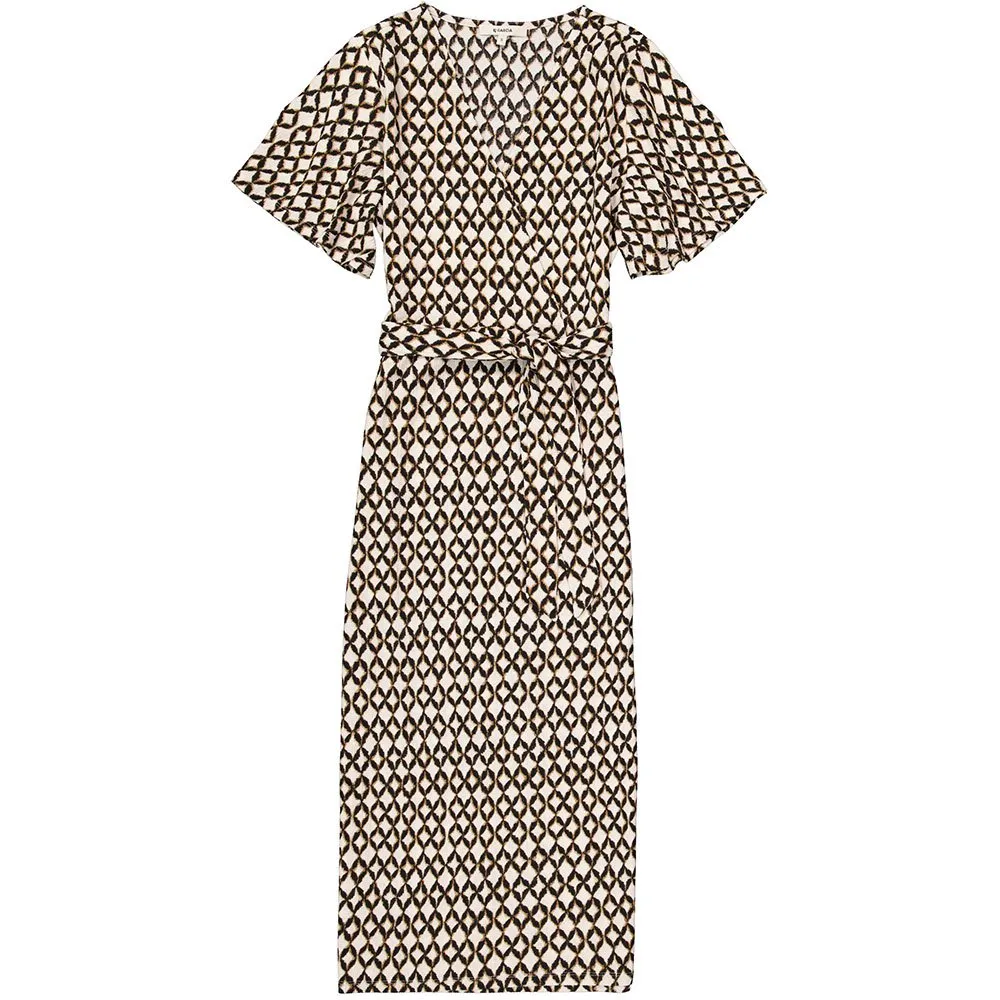 

Платье Garcia C50283 short sleeve midi, коричневый