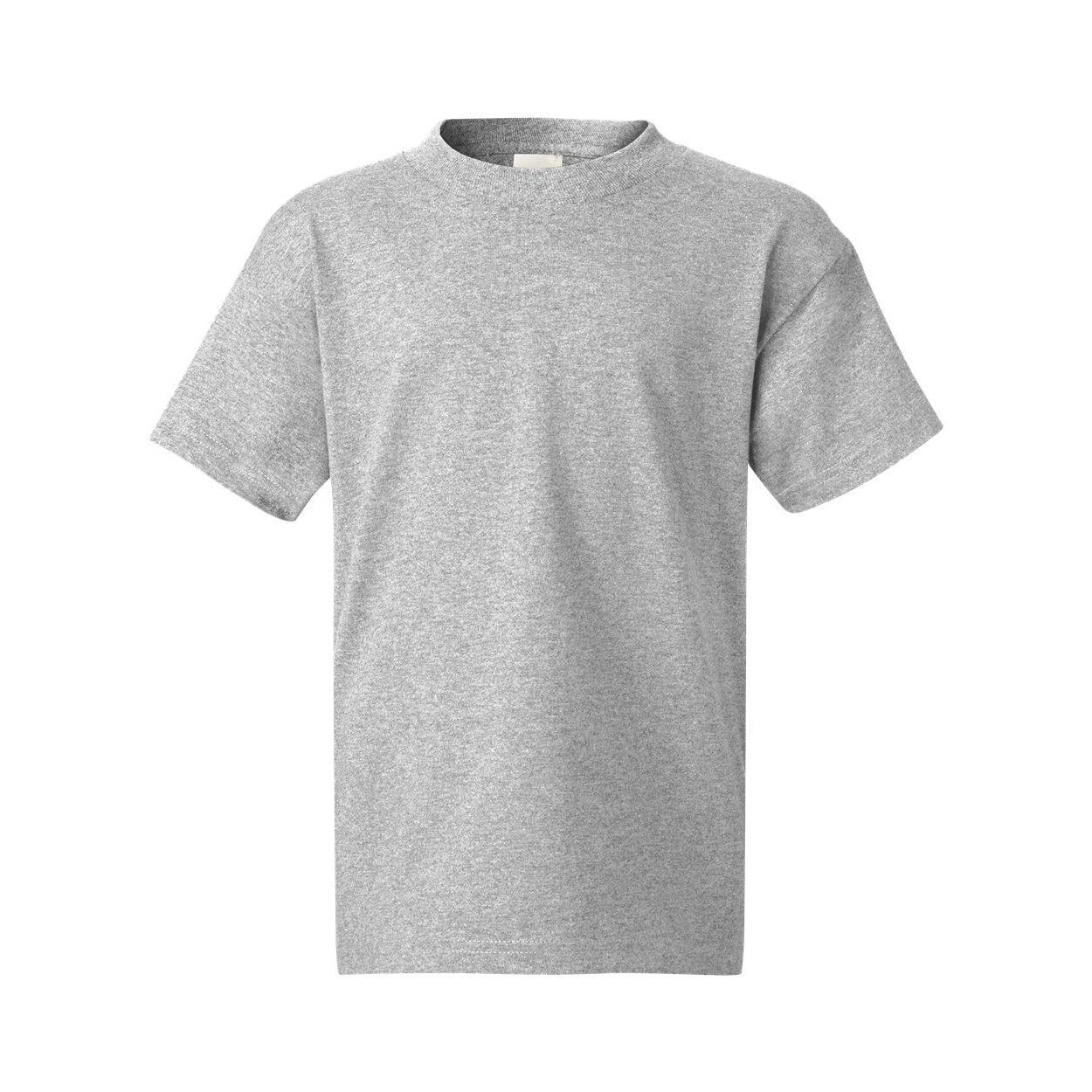 Аутентичная молодежная футболка Hanes, цвет Light Steel
