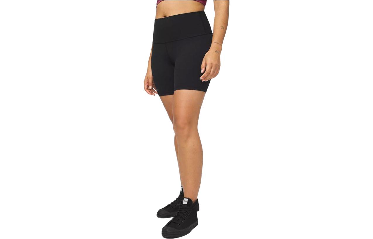 

Женские шорты для йоги Align Lululemon, Brown Leopard Print/LTLM