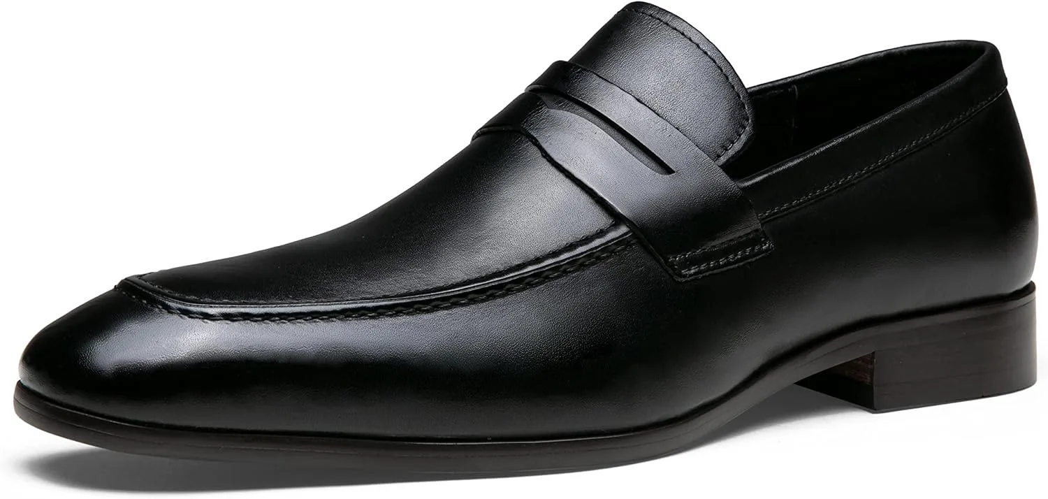 

Мужские классические туфли Jouesn из премиальной кожи, слипоны-лоферы для мужчин Jousen, черный