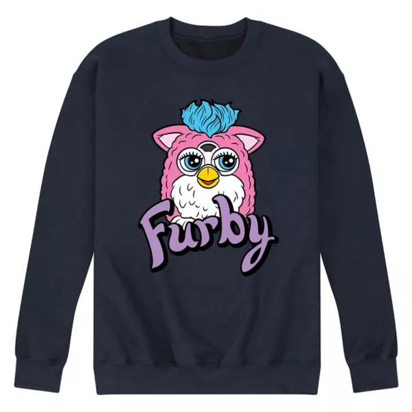 

Мужская толстовка с логотипом Furby из флиса Licensed Character, синий
