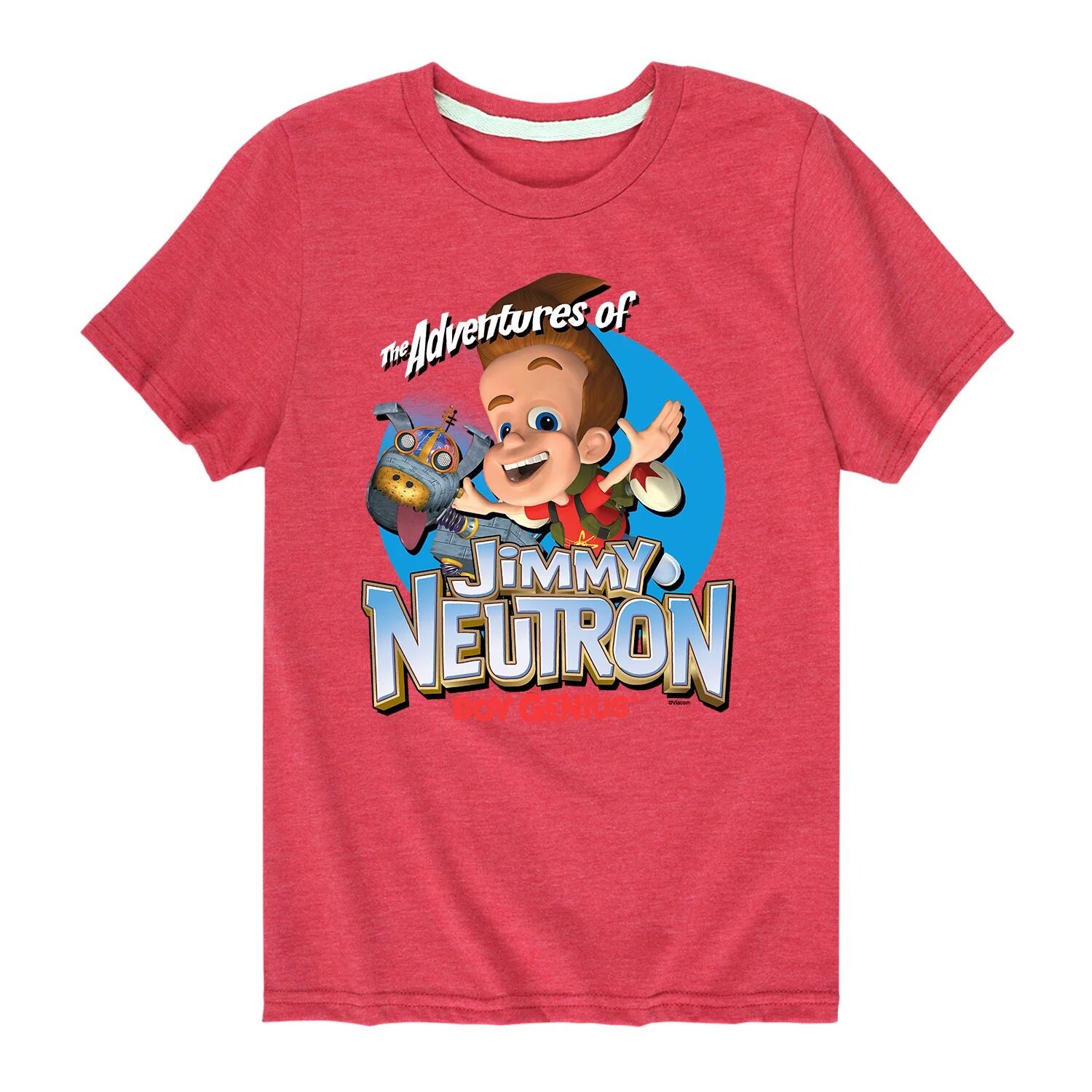 

Футболка Nickelodeon Jimmy Neutron Adventures для мальчиков 8–20 лет Licensed Character, красный