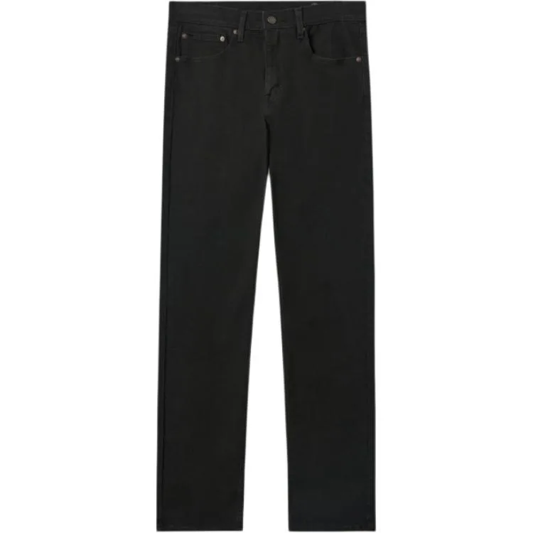 Levis Джинсы мужские матовые черные прямые
