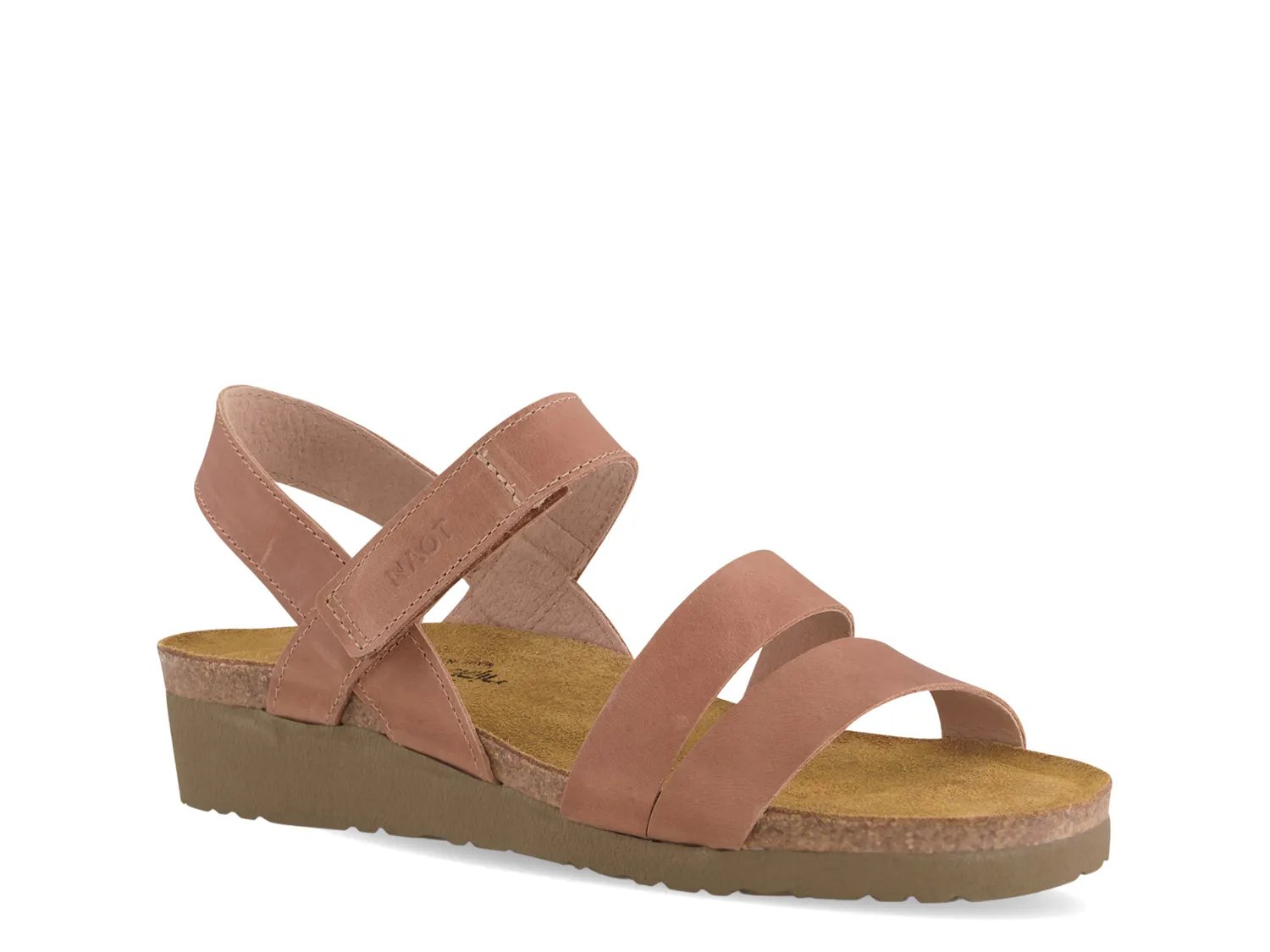 Сандалии Naot Kayla Wedge Sandal, Latte Leather