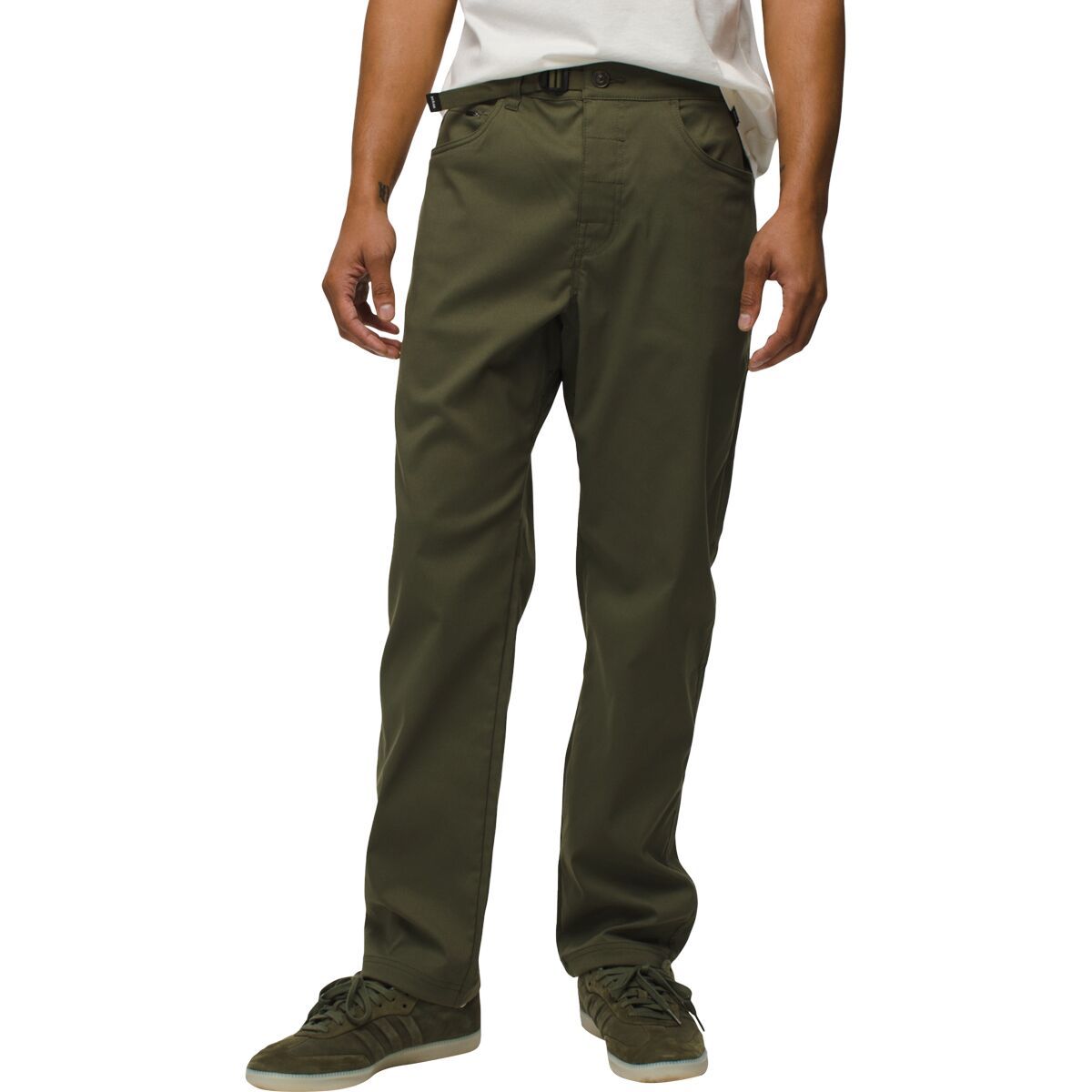 

Растягивающиеся брюки Zion Top-Out Prana, цвет spruce