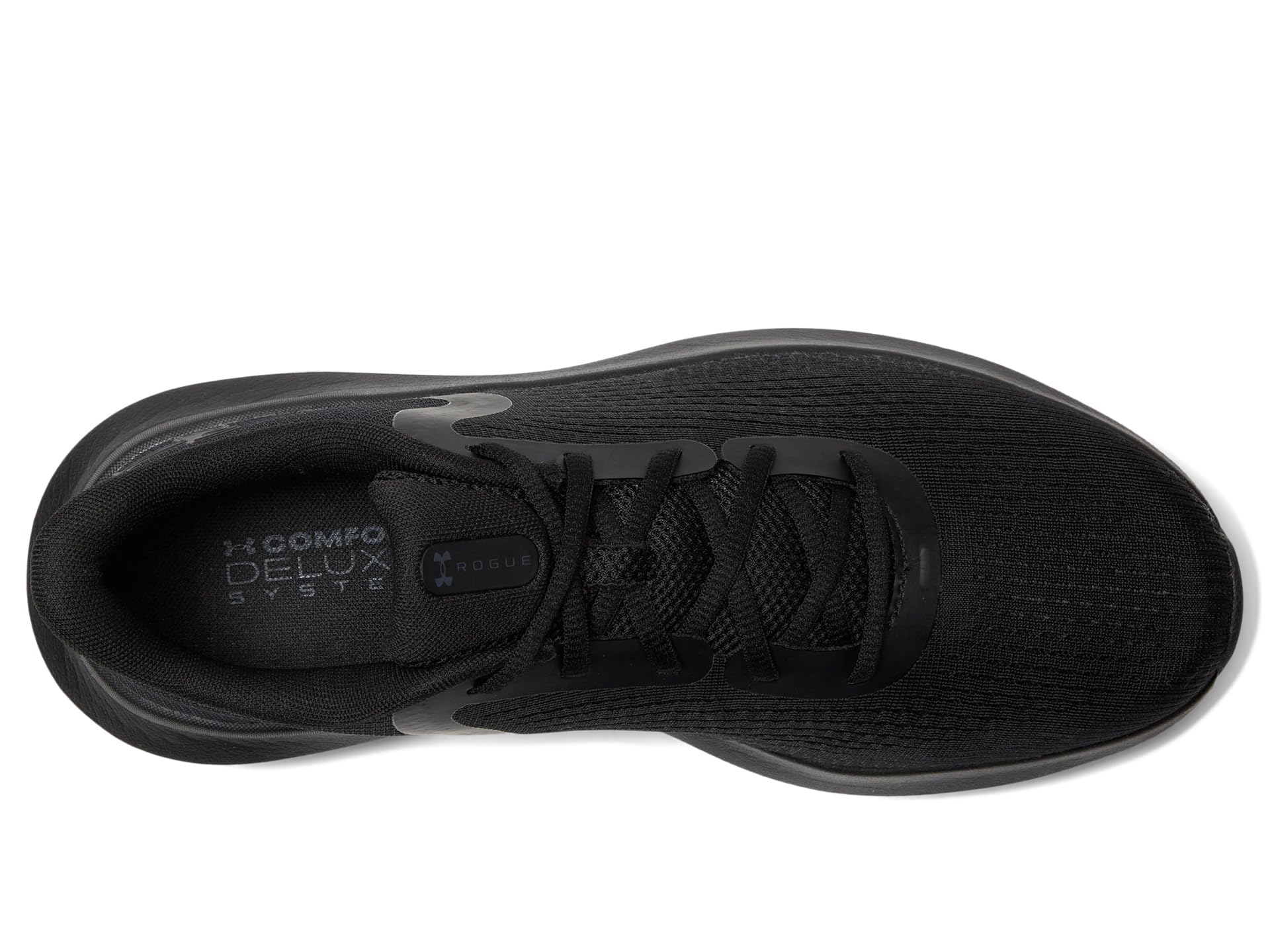 Кроссовки Under Armour Charged Rogue 5, цвет Black/Black/Black — фото 2