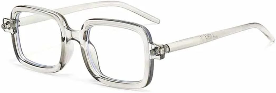 

Модные женские солнцезащитные очки в маленькой квадратной оправе, роскошные мужские винтажные солнцезащитные очки для активного отдыха и путешествий с защитой от УФ-излучения UV400 TVTBBVV, Gray Clear