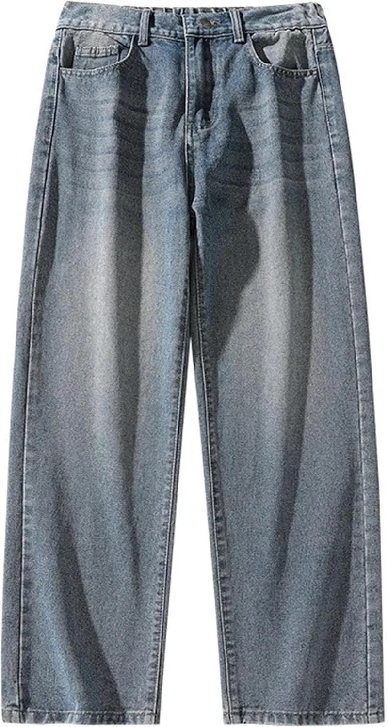 Джинсы широкие джинсовые Men's, Retro Blue — фото 4