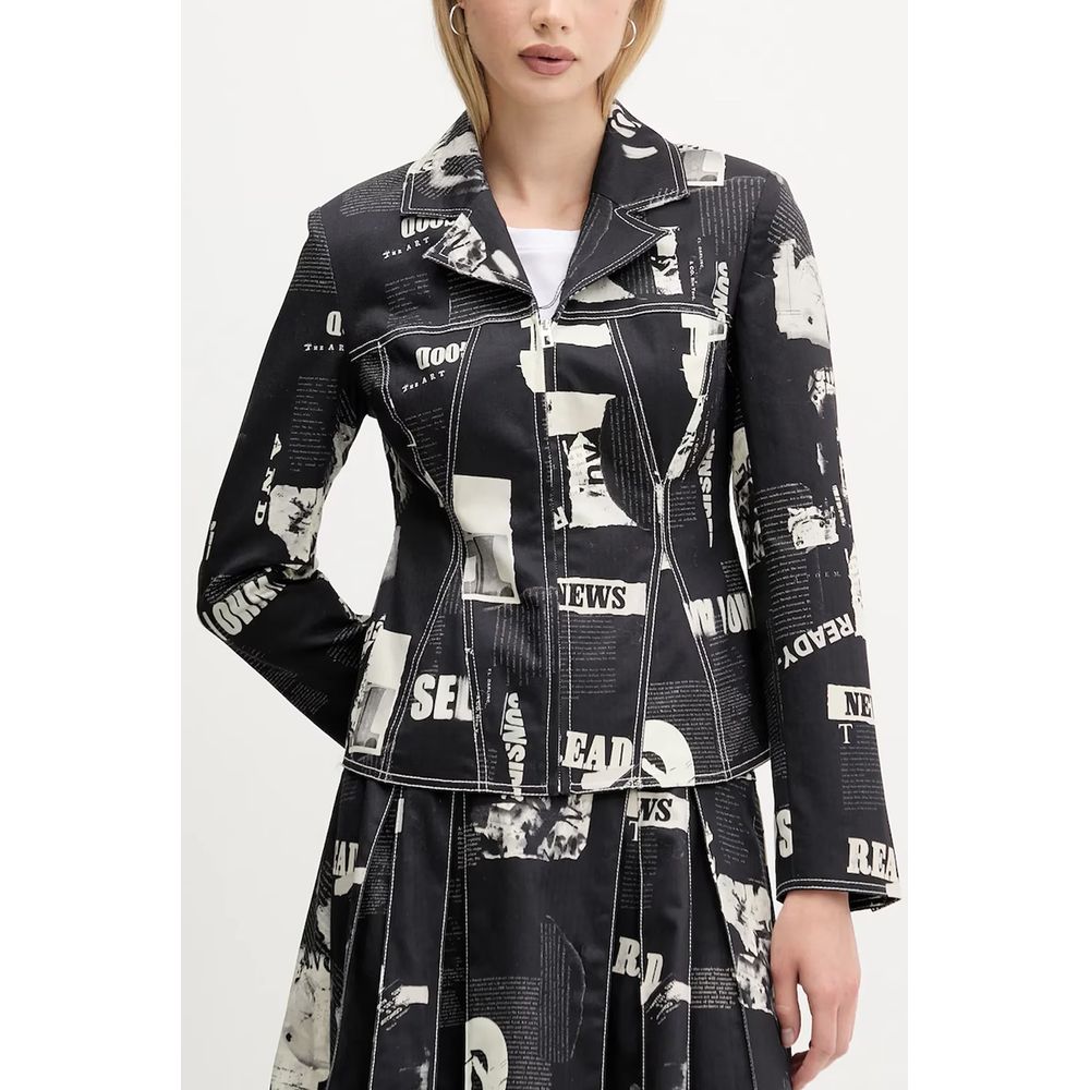 

Черные хлопковые куртки и пальто Desigual, черный