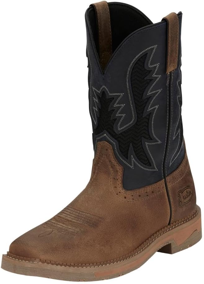 

Ботинки Justin Men's Bolt 11 Stampede с мягким носком, Peanut Tan