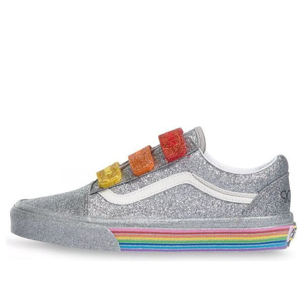 

Кроссовки flour shop x old skool v 'silver rainbow' Vans, серый
