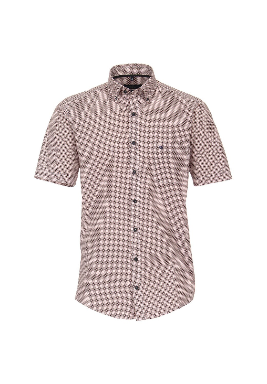 

Мужская повседневная рубашка, принт с короткими рукавами, повседневный крой CASAMODA, цвет Hellrot