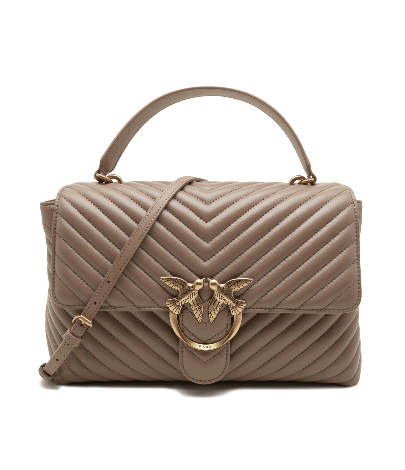 

Сумка через плечо Pinko LOVE LADY PUFF BIG CL PLTT, коричневый