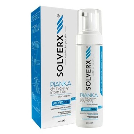 

SOLVERX Atopic Skin Пена для интимной гигиены для атопической кожи 200мл