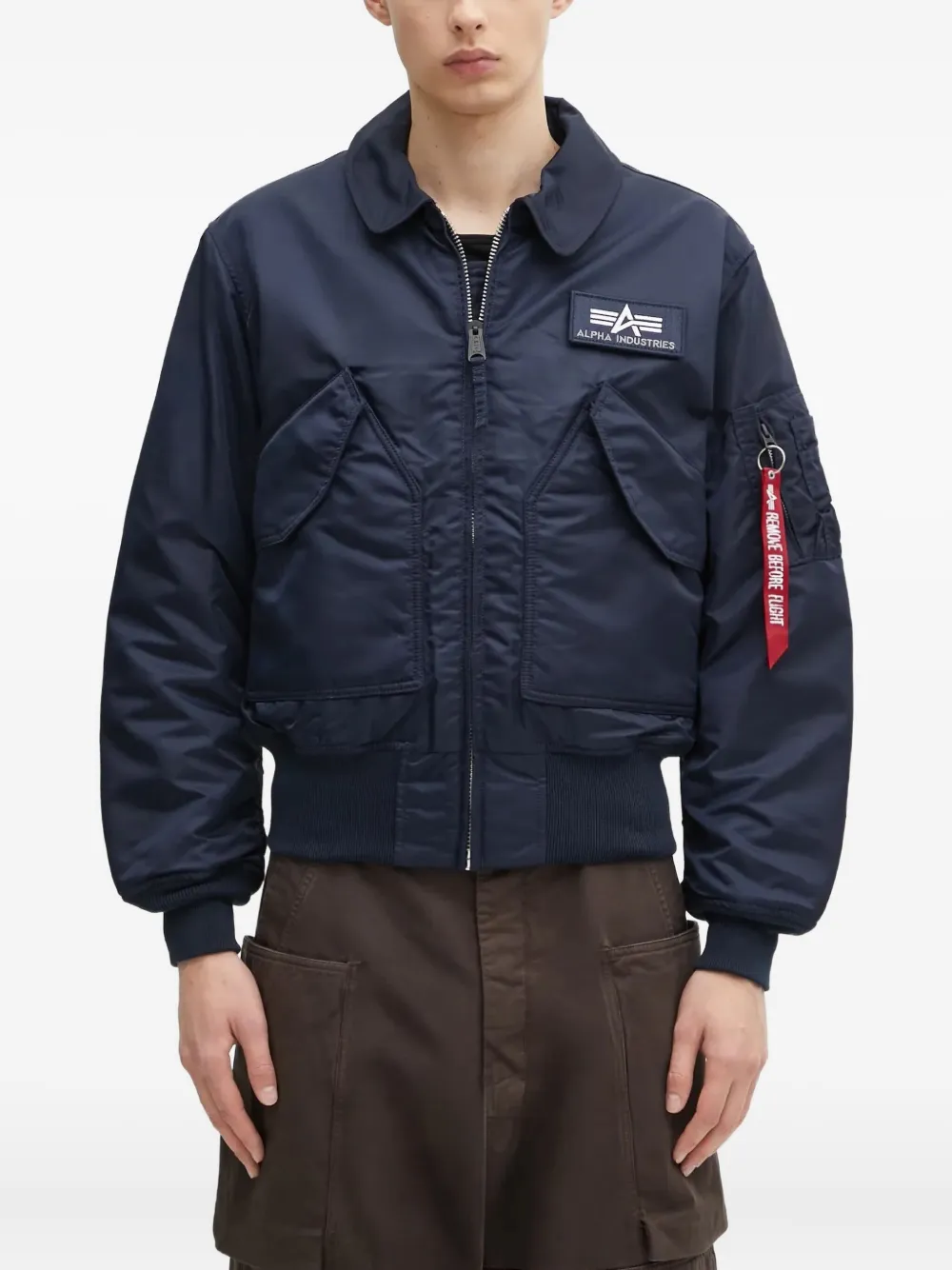 

Куртка-бомбер CWU-45 Heritage Alpha Industries, синий