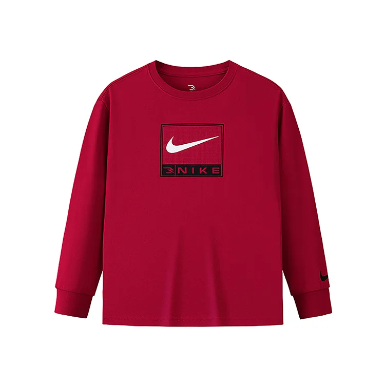 Футболка для детей с круглым вырезом Nike, красный