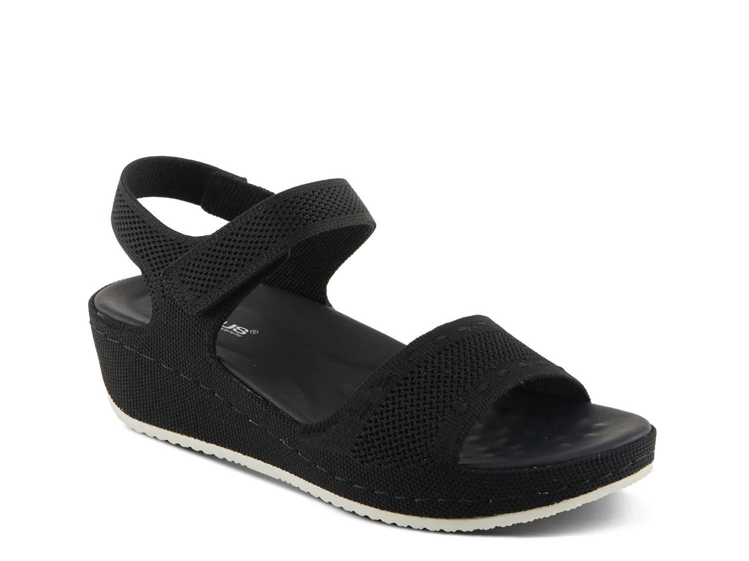 

Сандалии Meshon Wedge Sandal Flexus By Spring Step, черный