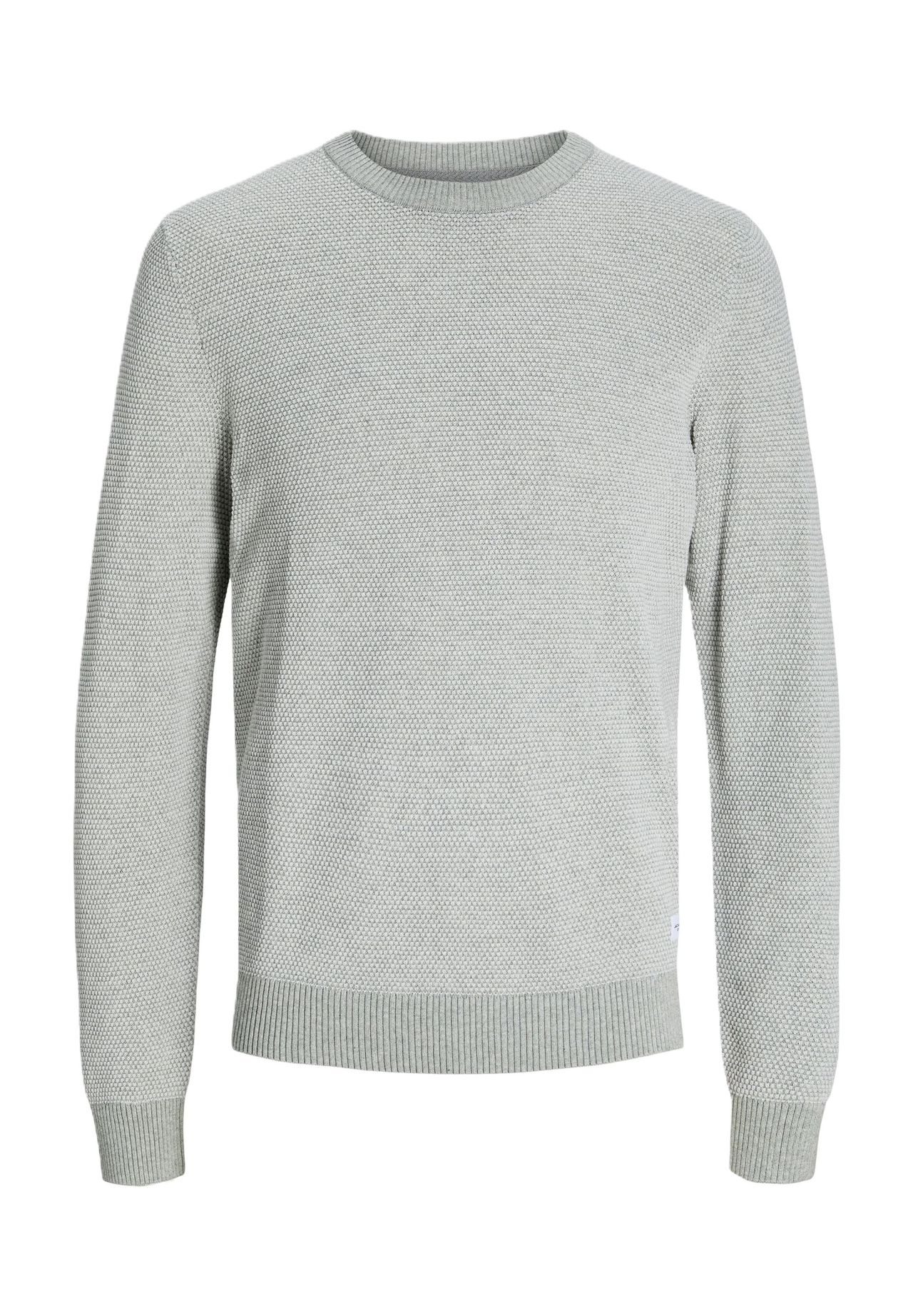 

Вязаный свитер "Jjeglobe", хлопок, мужской ORIGINALS by JACK & JONES, цвет 179085 Light Grey