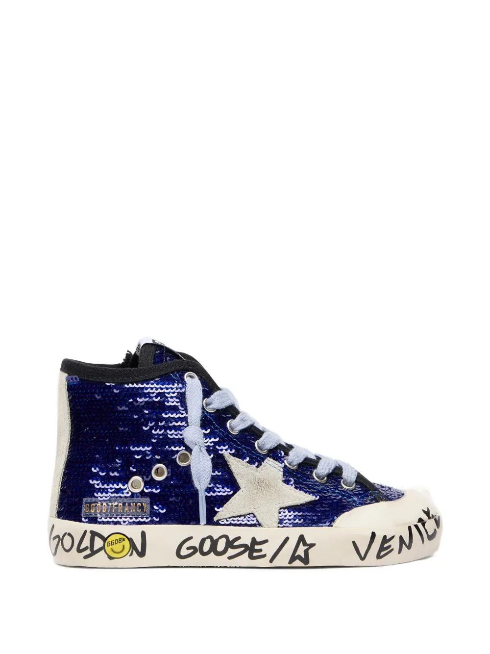 Кеды Francy Penstar Golden Goose Kids, синий — фото 2