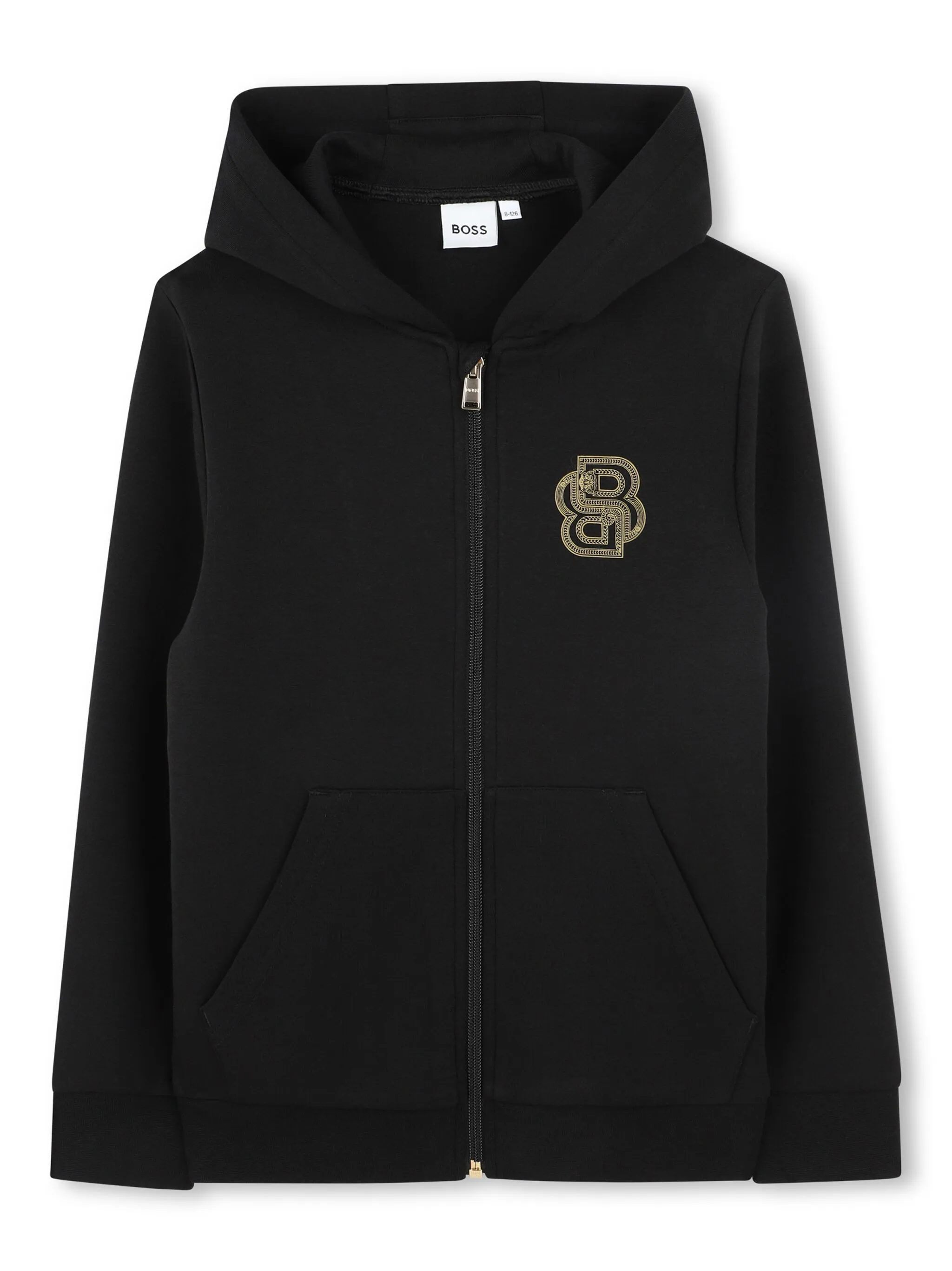 

Кардиган с капюшоном Boss Kidswear, черный