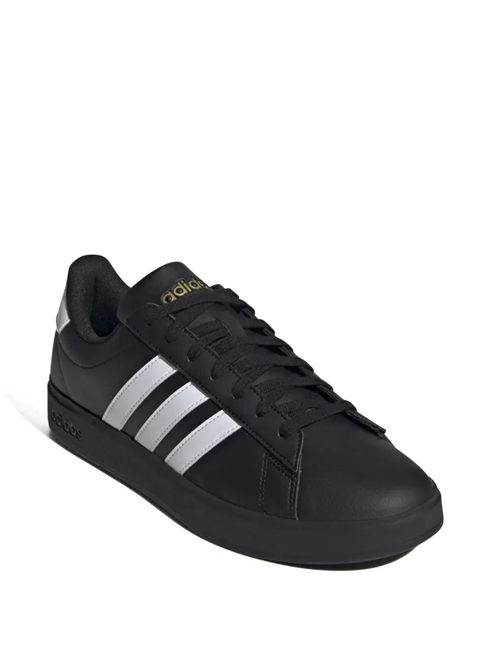 Полосатые кроссовки для корта Adidas, черный — фото 2