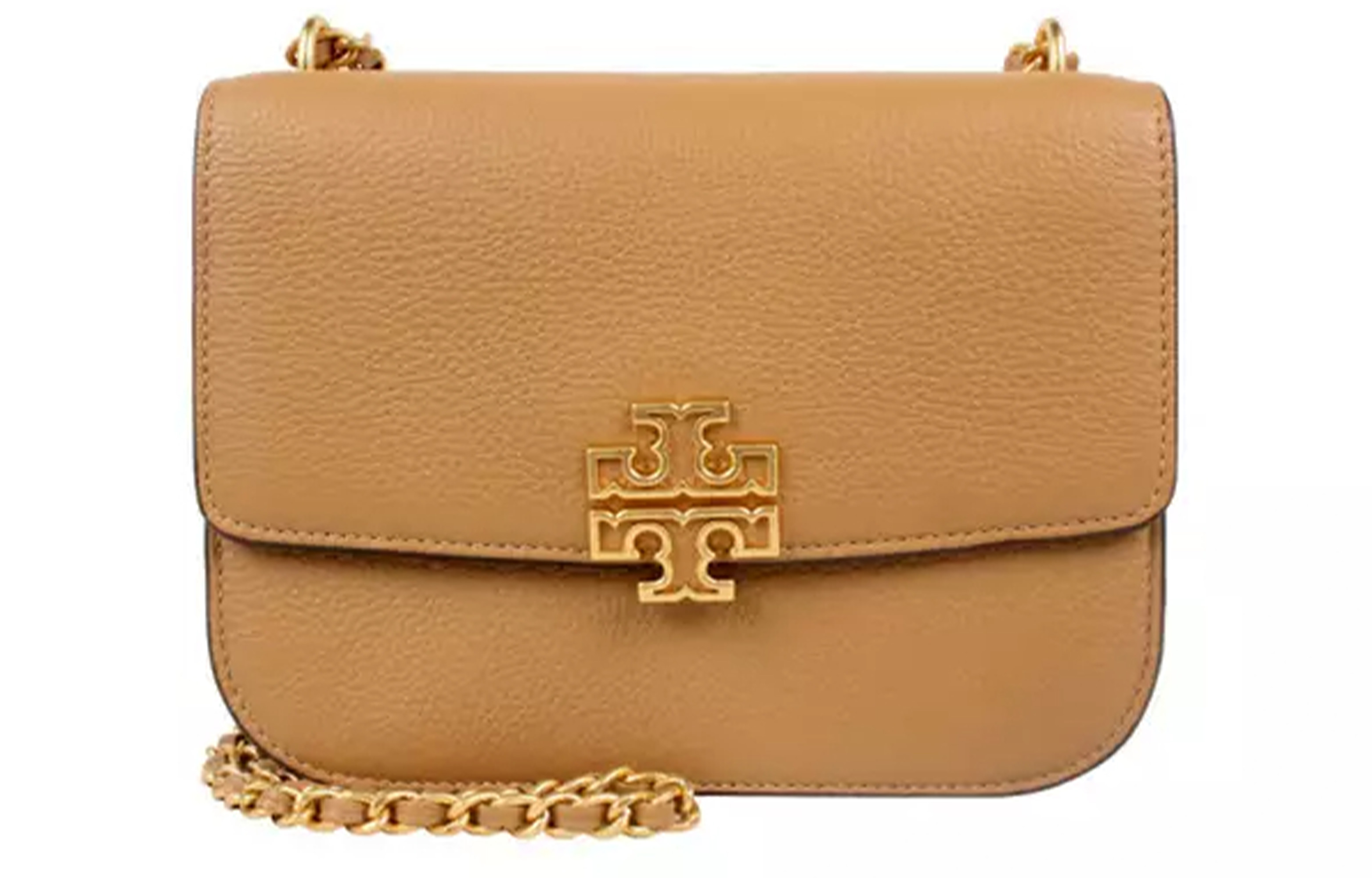 

TORY BURCH Сумка через плечо из кожи коровы Britten коричневая женская