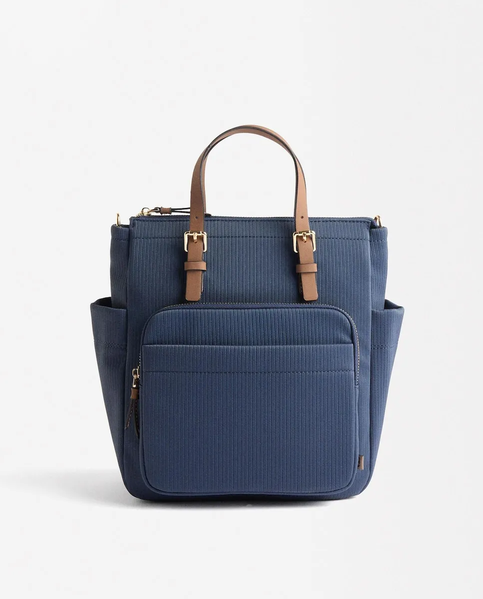 

Женский рюкзак, трансформирующийся в сумку через плечо, с несколькими отделениями и плавной застежкой-молнией Parfois, синий