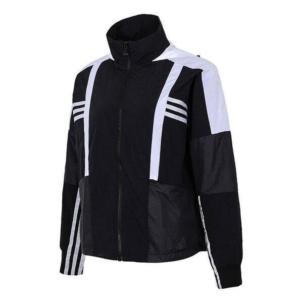 

Куртка (WMNS) adidas Sports Running Training Wear-Resistant Casual Hooded Jacket Black, черный