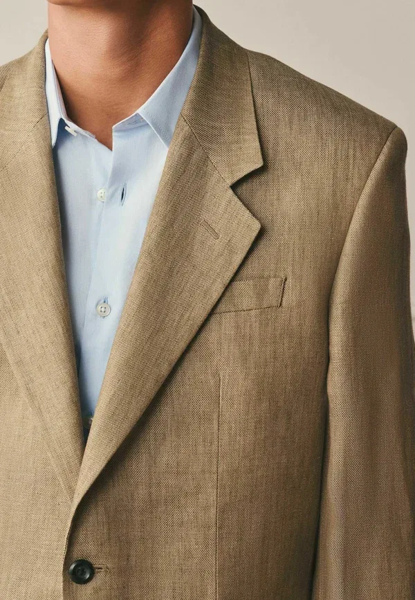 Пиджак костюмный Relaxed fit Next, tan brown, коричневый