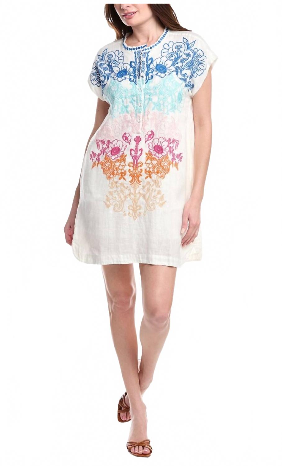 

Мисхти Платье Эллиа в белом Johnny Was