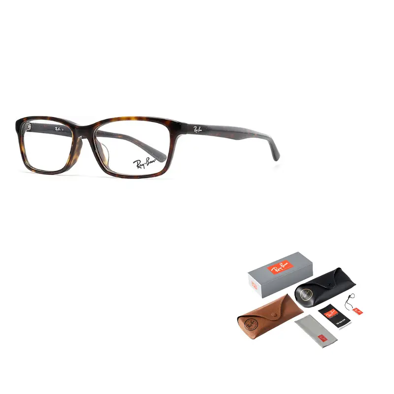 

RayBan Унисекс очковая оправа квадратной формы из сплава Alloy Square, Tortoiseshell