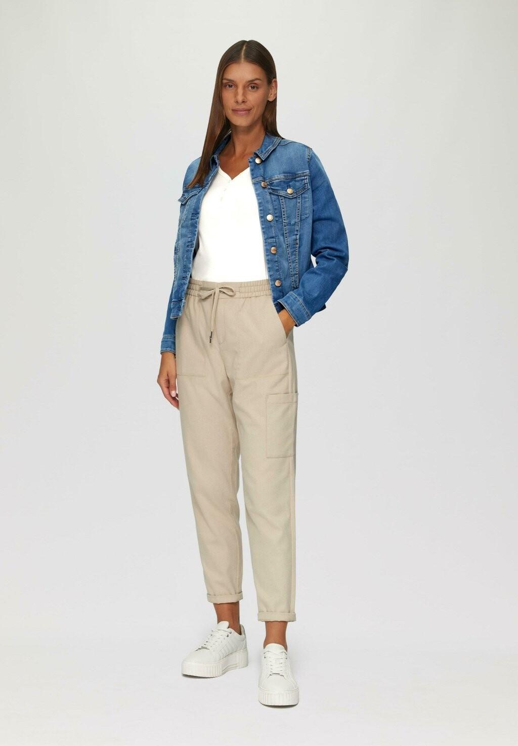 

Джинсовая куртка ELASTISCH MET SIERNADEN s.Oliver, темно-синий деним