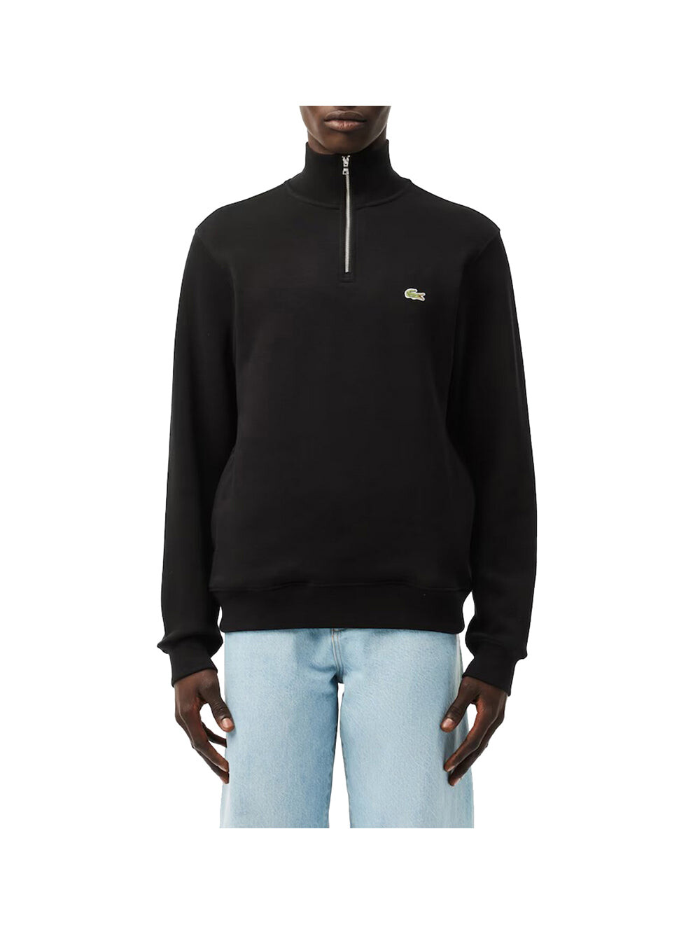 

Черная мужская толстовка Lacoste
