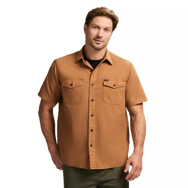

Мужская рубашка с коротким рукавом Caterpillar, цвет tawny brown