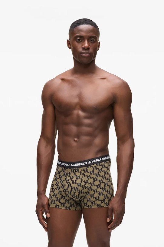 

2 пары трусов-боксеров и носков Karl Lagerfeld, зеленый