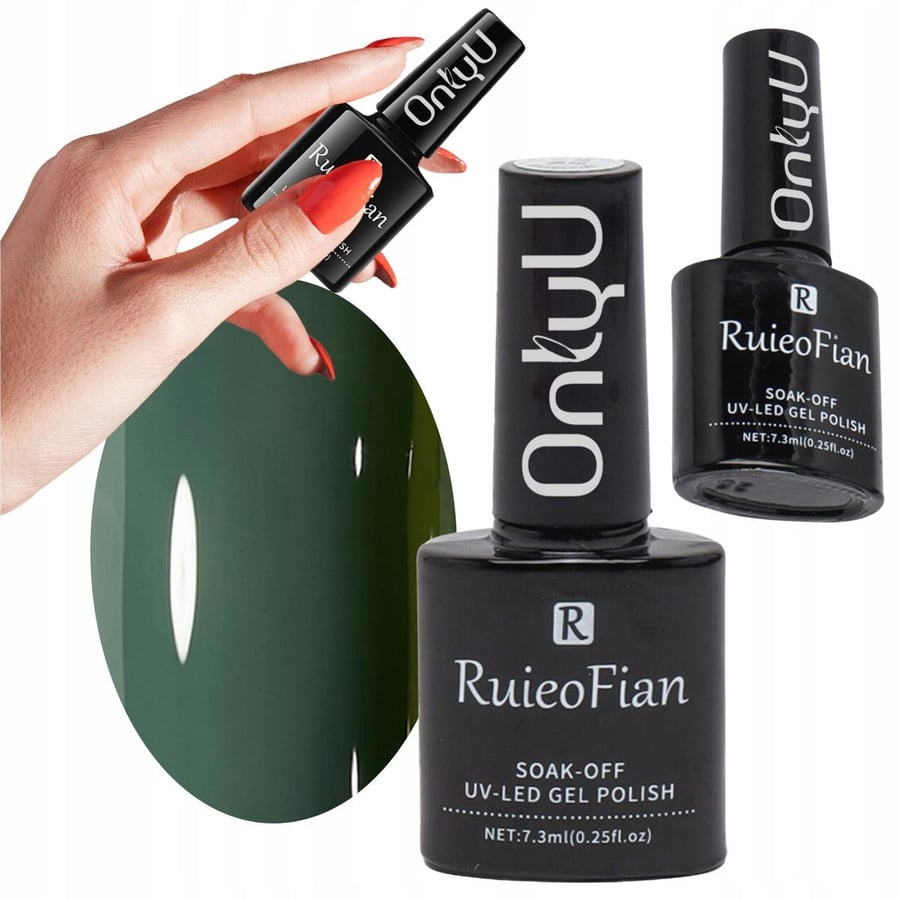 

ГИБРИДНЫЙ ЛАК ДЛЯ НОГТЕЙ OLIVE GREEN С УФ-БЛЕСКОМ OnlyU/L061