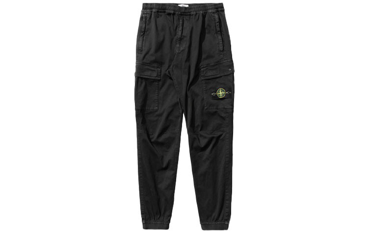 

Брюки мужские Stone Island с нашивкой логотипа, черный