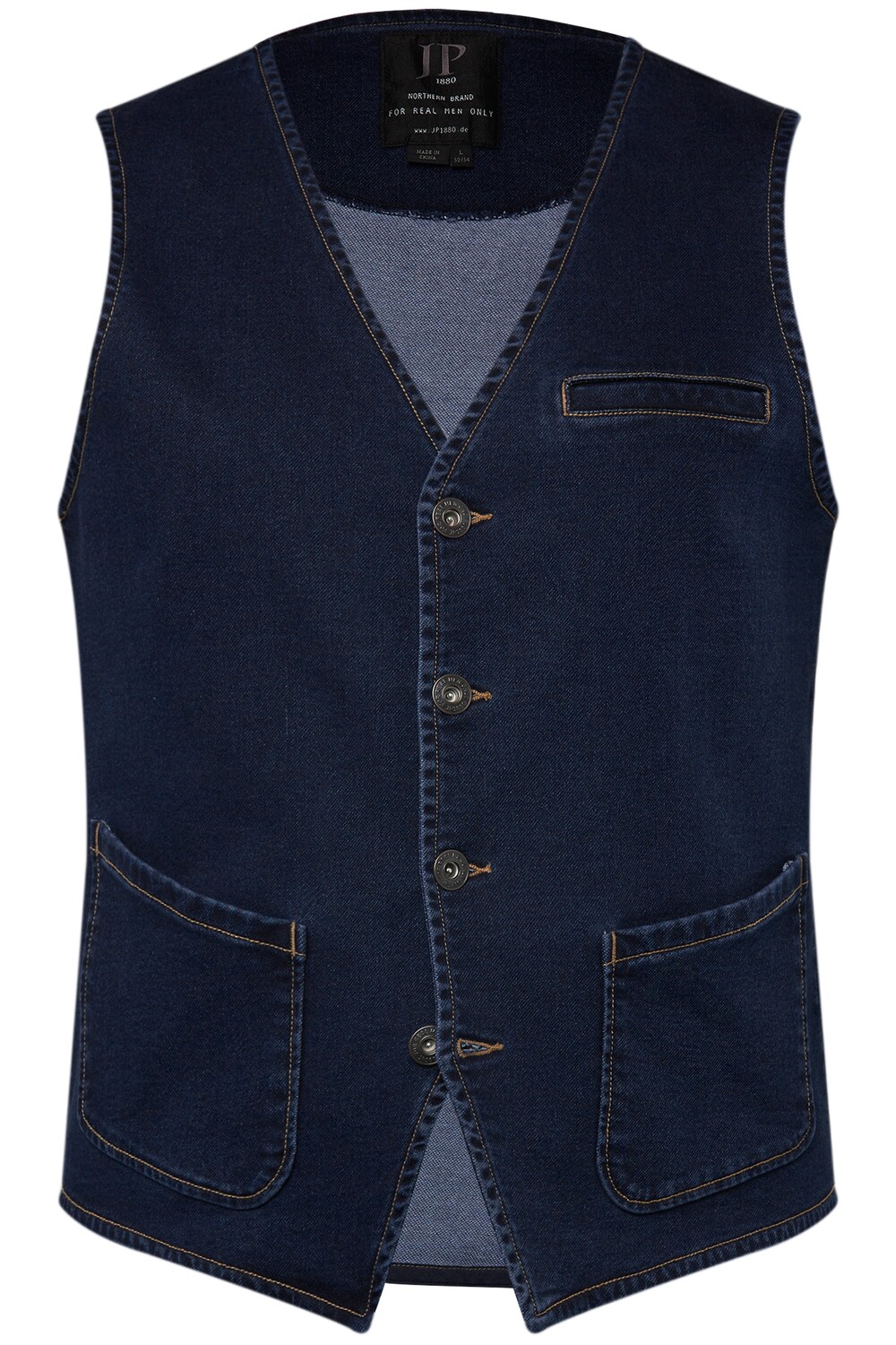 

Утепленный жилет JP1880, цвет dark blue denim