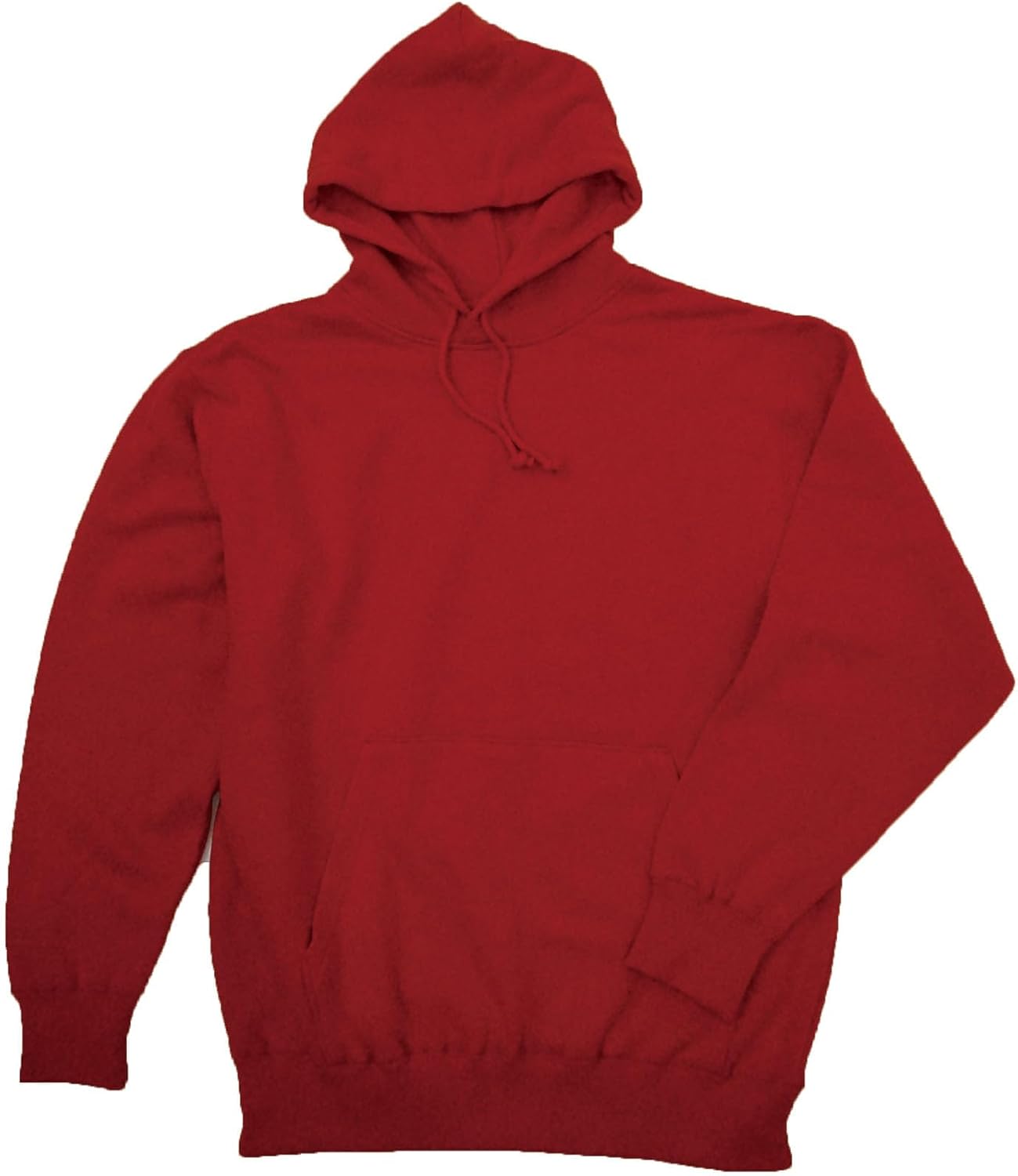 

Толстовка с капюшоном LifeMax, 283 г, с подкладкой, красный