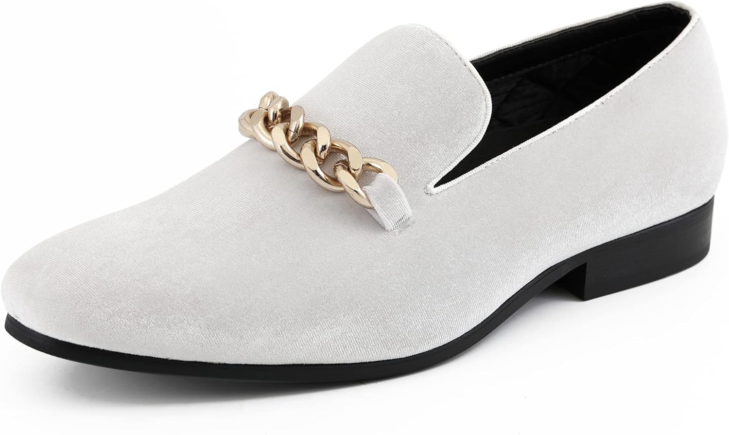 

Мужские слипоны Amali Fay из бархата с золотой цепочкой, бархатные лоферы для мужчин, оригинальные туфли для смокинга и смокинговые туфли