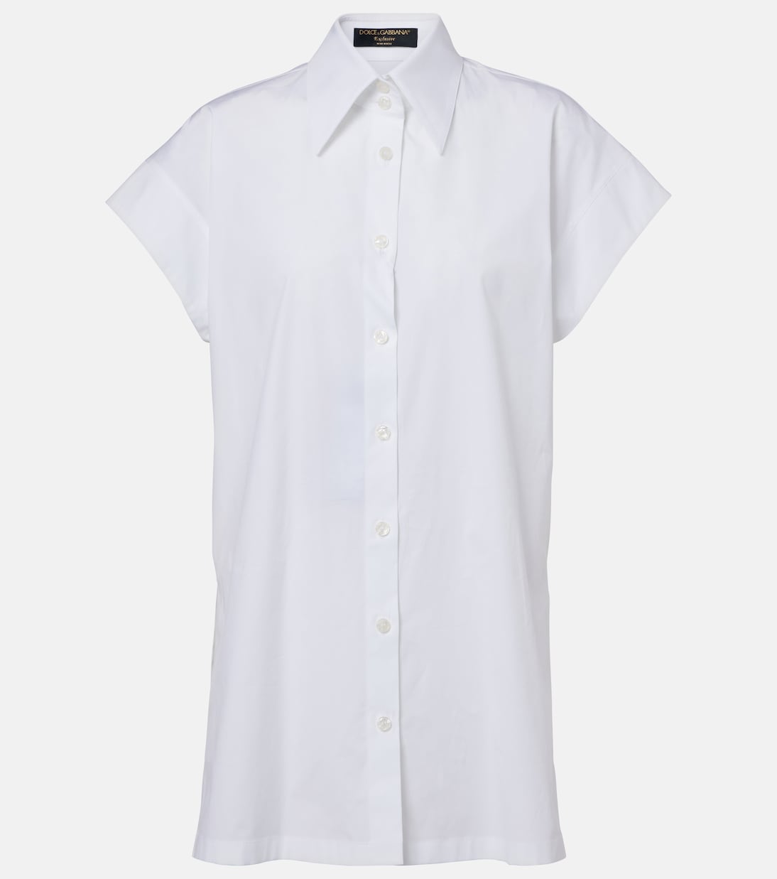 

Хлопковая рубашка Dolce&Gabbana, Optical White
