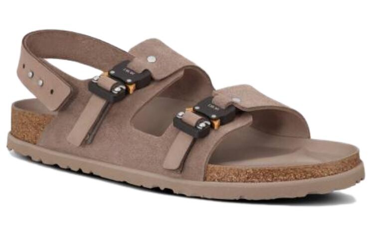 От Birkenstock Milano Sandal Коричневый нубук Телячья кожа Dior — фото 3