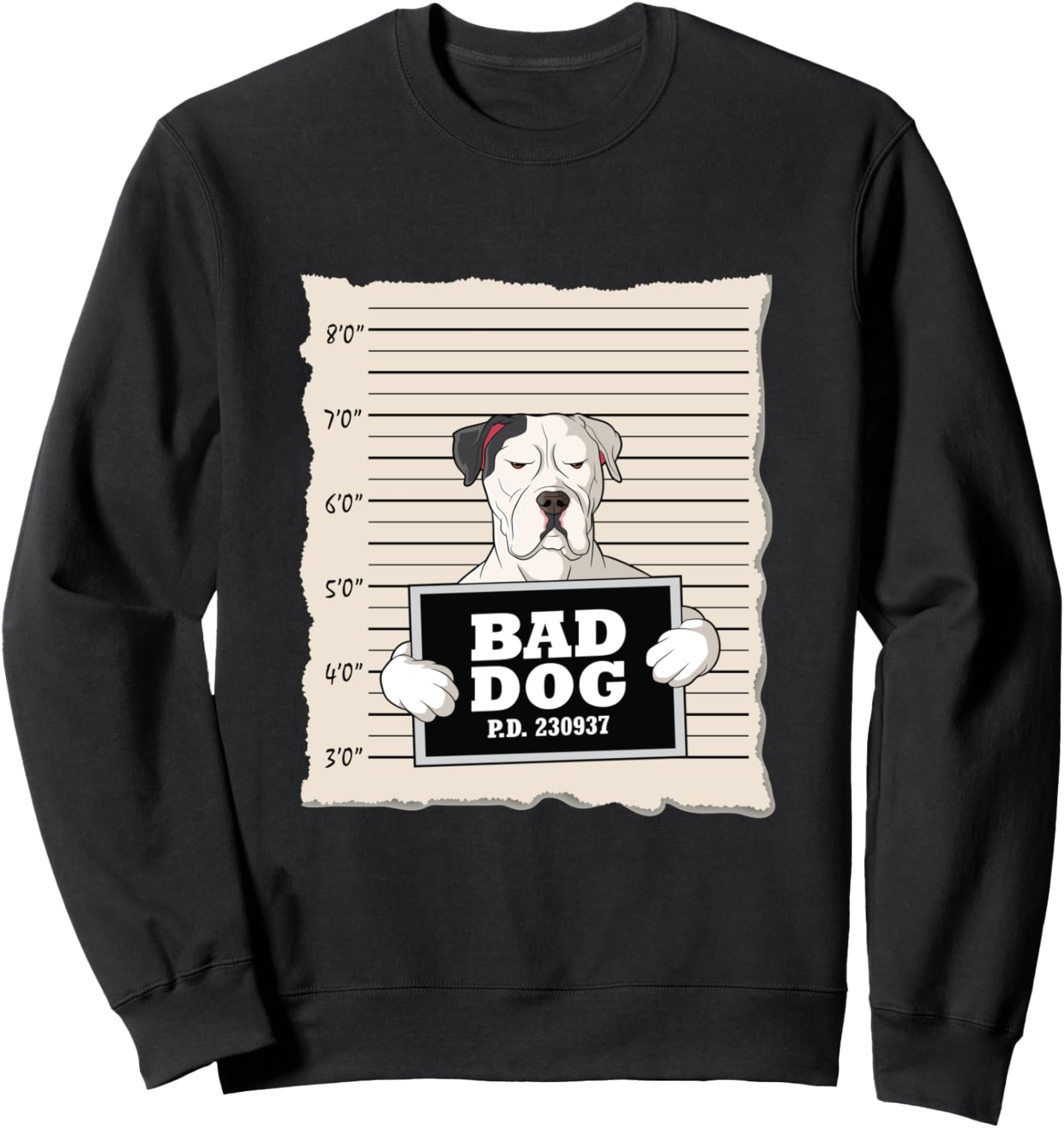 

Толстовка с изображением американского бульдога и надписью Guilty Dog, черная Bad Dog Mugshot American Bulldog, Черный, Толстовка с изображением американского бульдога и надписью Guilty Dog, черная Bad Dog Mugshot American Bulldog