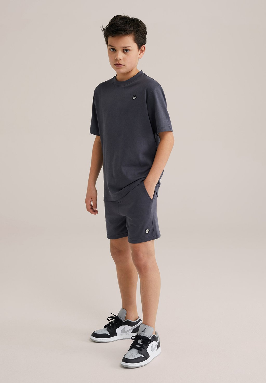 

Шорты Pantaloni sportivi WE Fashion, темно-серый