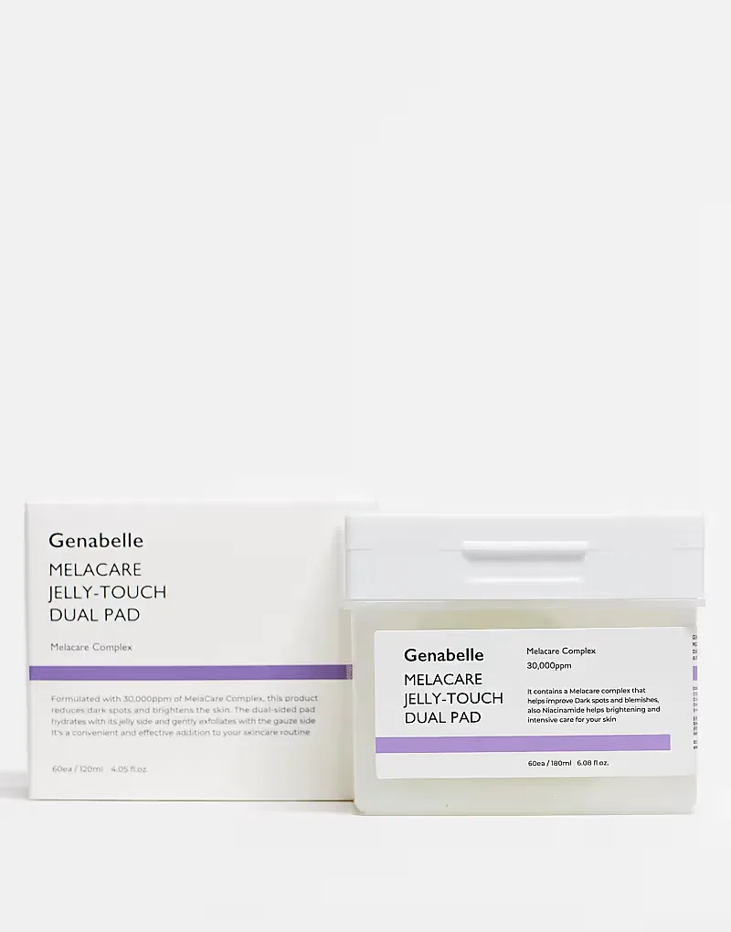 Тоник Korean Skincare — Тонизирующие подушечки для лиц Genabelle Melacare Jelly Touch Dual Toner Pad