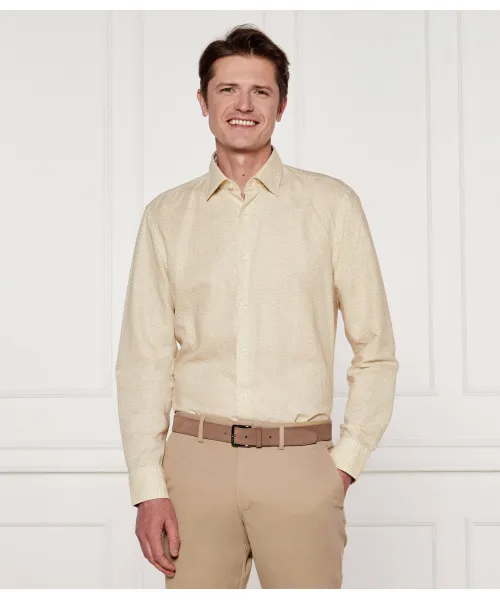 

Льняная рубашка c-hal-kent-c1-223 Casual fit Boss, бежевый